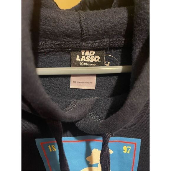 Ted Lasso Hoodie Sweatshirt Navy XXL AFC RICHMOND Jerry Leigh - Picture 8 of 10